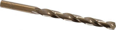 Interstate - 9/32" 135° Cobalt Jobber Drill - Bright Finish, Right Hand Cut, Spiral Flute, 4-1/4" OAL, Split Point - Benchmark Tooling
