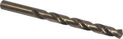 Interstate - 13/32" 135° Cobalt Jobber Drill - Bright Finish, Right Hand Cut, Spiral Flute, 5-1/4" OAL, Split Point - Benchmark Tooling