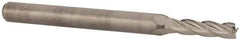 Value Collection - 3/32", 3/8" LOC, 1/8" Shank Diam, 1-1/2" OAL, 4 Flute, Solid Carbide Square End Mill - Single End, Uncoated, Spiral Flute, 30° Helix, Centercutting, Right Hand Cut, Right Hand Flute - Benchmark Tooling