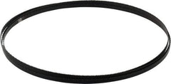 Disston - 14 TPI, 6' 8" Long x 1/4" Wide x 0.025" Thick, Welded Band Saw Blade - Carbon Steel, Toothed Edge, Raker Tooth Set, Hard Back, Contour Cutting - Benchmark Tooling