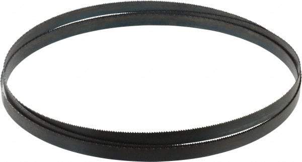 Disston - 14 TPI, 7' 9" Long x 1/2" Wide x 0.025" Thick, Welded Band Saw Blade - Carbon Steel, Toothed Edge, Raker Tooth Set, Hard Back, Contour Cutting - Benchmark Tooling