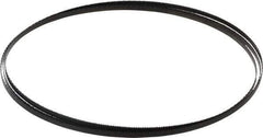 Disston - 14 TPI, 7' 9-1/2" Long x 1/4" Wide x 0.025" Thick, Welded Band Saw Blade - Carbon Steel, Toothed Edge, Raker Tooth Set, Hard Back, Contour Cutting - Benchmark Tooling
