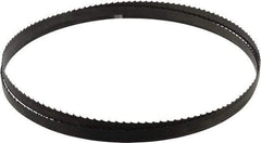 Disston - 4 TPI, 7' 9-1/2" Long x 1/2" Wide x 0.025" Thick, Welded Band Saw Blade - Carbon Steel, Toothed Edge, Raker Tooth Set, Hard Back, Contour Cutting - Benchmark Tooling