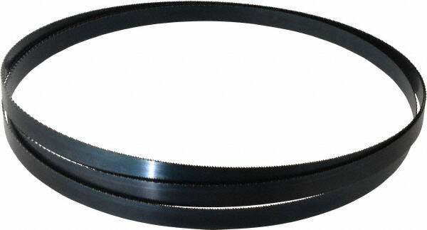 Disston - 14 TPI, 10' 10-1/2" Long x 3/4" Wide x 0.032" Thick, Welded Band Saw Blade - Carbon Steel, Toothed Edge, Raker Tooth Set, Hard Back, Contour Cutting - Benchmark Tooling