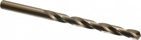 Interstate - Letter I 135° Cobalt Jobber Drill - Bright Finish, Right Hand Cut, Spiral Flute, 4-1/8" OAL, Split Point - Benchmark Tooling