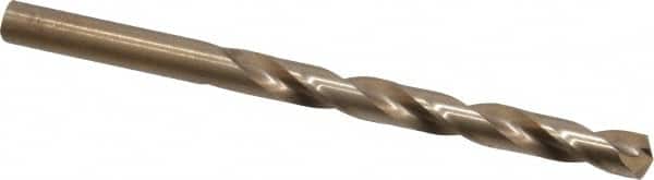 Interstate - Letter L 135° Cobalt Jobber Drill - Bright Finish, Right Hand Cut, Spiral Flute, 4-1/4" OAL, Split Point - Benchmark Tooling