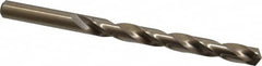 Interstate - Letter S 135° Cobalt Jobber Drill - Bright Finish, Right Hand Cut, Spiral Flute, 4-7/8" OAL, Split Point - Benchmark Tooling
