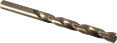 Interstate - Letter Y 135° Cobalt Jobber Drill - Bright Finish, Right Hand Cut, Spiral Flute, 5-1/4" OAL, Split Point - Benchmark Tooling