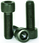 3/8-24 x 2-1/2 - Black Finish Heat Treated Alloy Steel - Cap Screws - Socket Head - Benchmark Tooling