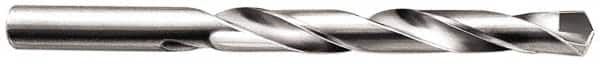 Made in USA - 5.00126mm 135° Carbide-Tipped Jobber Drill - Bright Finish, Right Hand Cut, Spiral Flute, Straight Shank, 92mm OAL, Split Point - Benchmark Tooling