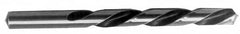 Chicago-Latrobe - #5 118° High Speed Steel Jobber Drill - Bright Finish, Left Hand Cut, Spiral Flute, Straight Shank, 3-3/4" OAL, Standard Point - Benchmark Tooling