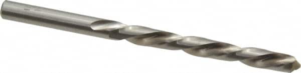 Made in USA - 17/64" 118° High Speed Steel Jobber Drill - Bright Finish, Left Hand Cut, Spiral Flute, Straight Shank, 4-1/8" OAL, Standard Point - Benchmark Tooling