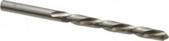 Made in USA - 17/64" 118° High Speed Steel Jobber Drill - Bright Finish, Left Hand Cut, Spiral Flute, Straight Shank, 4-1/8" OAL, Standard Point - Benchmark Tooling