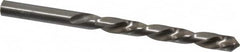 Made in USA - 19/64" 118° High Speed Steel Jobber Drill - Bright Finish, Left Hand Cut, Spiral Flute, Straight Shank, 4-3/8" OAL, Standard Point - Benchmark Tooling