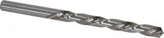 Made in USA - 5/16" 118° High Speed Steel Jobber Drill - Bright Finish, Left Hand Cut, Spiral Flute, Straight Shank, 4-1/2" OAL, Standard Point - Benchmark Tooling