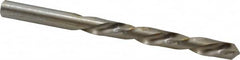 Made in USA - 23/64" 118° High Speed Steel Jobber Drill - Bright Finish, Left Hand Cut, Spiral Flute, Straight Shank, 4-7/8" OAL, Standard Point - Benchmark Tooling