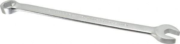 Proto - 16mm 6 Point Combination Wrench - 15° Offset Angle, 9-13/32" OAL, Steel, Satin Finish - Benchmark Tooling