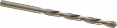 Made in USA - #7 118° High Speed Steel Jobber Drill - Bright Finish, Left Hand Cut, Spiral Flute, Straight Shank, 3-5/8" OAL, Standard Point - Benchmark Tooling