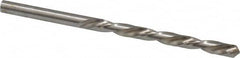 Made in USA - #12 118° High Speed Steel Jobber Drill - Bright Finish, Left Hand Cut, Spiral Flute, Straight Shank, 3-1/2" OAL, Standard Point - Benchmark Tooling