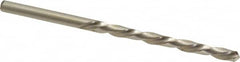 Made in USA - #20 118° High Speed Steel Jobber Drill - Bright Finish, Left Hand Cut, Spiral Flute, Straight Shank, 3-1/4" OAL, Standard Point - Benchmark Tooling