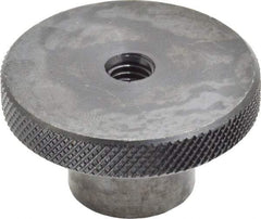 Gibraltar - 2" Head, Knurled Knob - Tapped Thru, Steel - Benchmark Tooling