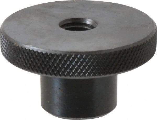 Gibraltar - 2" Head, Knurled Knob - Tapped Thru, Steel - Benchmark Tooling