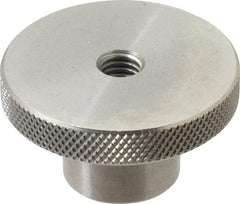 Gibraltar - 2" Head, Knurled Knob - Tapped Thru, Stainless Steel - Benchmark Tooling