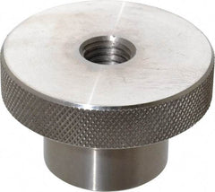 Gibraltar - 2-1/2" Head, Knurled Knob - Tapped Thru, Stainless Steel - Benchmark Tooling