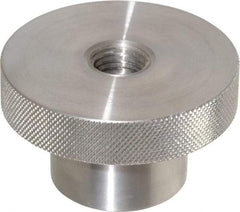 Gibraltar - 3" Head, Knurled Knob - Tapped Thru, Stainless Steel - Benchmark Tooling