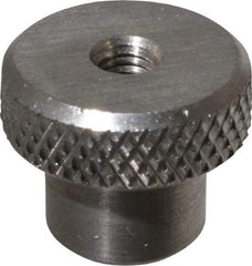 Gibraltar - 19mm Head, Knurled Knob - Tapped Thru, Stainless Steel - Benchmark Tooling
