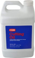 CRC - 1 Gal Bottle Cutting Fluid - Straight Oil, For Drilling, Reaming, Sawing, Shearing, Tapping, Threading, Turning - Benchmark Tooling