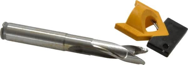 Kennametal - 12.5 to 12.99mm Diam, 3xD, 39.12mm Max Depth, 1/2" Shank Diam, 51.82mm Flute, 104.78mm OAL, Replaceable Tip Drill - KTIP05000HP Insert, O Seat Size, Series KenTIP - Benchmark Tooling