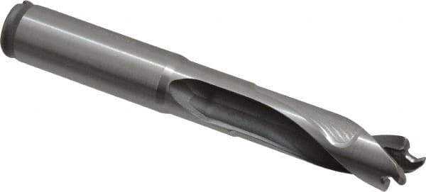 Kennametal - 15 to 15.99mm Diam, 3xD, 48.01mm Max Depth, 5/8" Shank Diam, 61.72mm Flute, 120.65mm OAL, Replaceable Tip Drill - KTIP05938HP Insert, T Seat Size, Series KenTIP - Benchmark Tooling