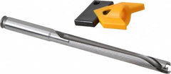 Kennametal - 9 to 9.49mm Diam, 8xD, 76mm Max Depth, 3/8" Shank Diam, 88.2mm Flute, 133.35mm OAL, Replaceable Tip Drill - KTIP03580HP Insert, H Seat Size, Series KenTIP - Benchmark Tooling