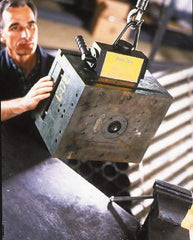 Mag-Mate - 1,200 Lb Load Capacity, Magnetic Lifter - 4-1/2" High x 10-1/2" Wide - Benchmark Tooling