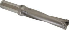 Kennametal - 165.1mm Max Drill Depth, 4xD, 1.6252" Diam, Indexable Insert Drill - 2 Inserts, 1-1/2" Shank Diam, Straight Shank - Benchmark Tooling