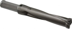 Kennametal - 152.4mm Max Drill Depth, 4xD, 38.1mm Diam, Indexable Insert Drill - 2 Inserts, 1-1/4" Shank Diam, Straight Shank - Benchmark Tooling