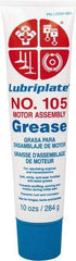 Lubriplate - 10 oz Tube Zinc Oxide General Purpose Grease - White, 150°F Max Temp, NLGIG 0, - Benchmark Tooling