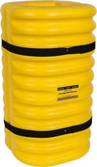 Eagle - 24" Wide x 24" Deep x 42" High, High Density Polyethylene Column Protector - Fits 8" Columns, Yellow - Benchmark Tooling