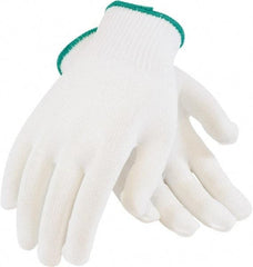 PRO-SAFE - Size XL (10) Nylon General Protection Work Gloves - For Inspection, Uncoated, Knit Wrist Cuff, Full Fingered, White, Paired - Benchmark Tooling