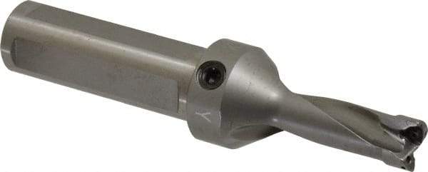 Kennametal - 1-3/4" Max Drill Depth, 2.5xD, 17.5mm Diam, Indexable Insert Drill - 2 Inserts, 1" Shank Diam, Straight Shank - Benchmark Tooling