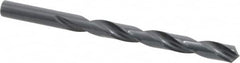 Interstate - 9.4mm 118° High Speed Steel Jobber Drill - Oxide Finish, Right Hand Cut, Spiral Flute, Straight Shank, 5" OAL, Standard Point - Benchmark Tooling