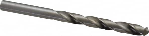 Interstate - 9.6mm 118° High Speed Steel Jobber Drill - Oxide Finish, Right Hand Cut, Spiral Flute, Straight Shank, 5-1/8" OAL, Standard Point - Benchmark Tooling