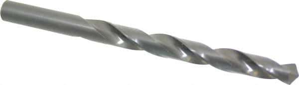 Interstate - 10.4mm 118° High Speed Steel Jobber Drill - Oxide Finish, Right Hand Cut, Spiral Flute, Straight Shank, 133mm OAL, Standard Point - Benchmark Tooling