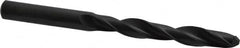Interstate - 10.6mm 118° High Speed Steel Jobber Drill - Oxide Finish, Right Hand Cut, Spiral Flute, Straight Shank, 137mm OAL, Standard Point - Benchmark Tooling