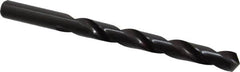Interstate - 10.9mm 118° High Speed Steel Jobber Drill - Oxide Finish, Right Hand Cut, Spiral Flute, Straight Shank, 140mm OAL, Standard Point - Benchmark Tooling