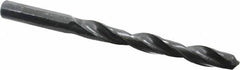 Interstate - 11.1mm 118° High Speed Steel Jobber Drill - Oxide Finish, Right Hand Cut, Spiral Flute, Straight Shank, 140mm OAL, Standard Point - Benchmark Tooling