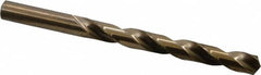 Interstate - 11.2mm 118° High Speed Steel Jobber Drill - Oxide Finish, Right Hand Cut, Spiral Flute, Straight Shank, 5-5/8" OAL, Standard Point - Benchmark Tooling