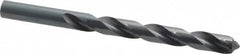 Interstate - 11.4mm 118° High Speed Steel Jobber Drill - Oxide Finish, Right Hand Cut, Spiral Flute, Straight Shank, 143mm OAL, Standard Point - Benchmark Tooling