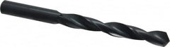 Interstate - 14.5mm 118° High Speed Steel Jobber Drill - Oxide Finish, Right Hand Cut, Spiral Flute, Straight Shank, 168mm OAL, Standard Point - Benchmark Tooling